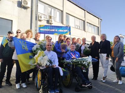 Свежие новости: Участники Паралимпийских игр из Николаева приехали в родной город