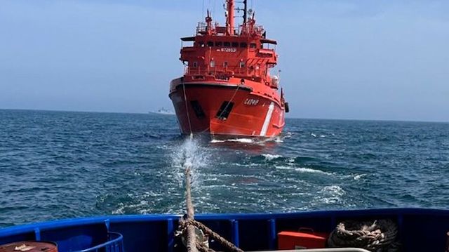 Фото новости: В Азовском море российские военные обстреляли украинский сухогруз, который пытался прорваться в Мариуполь Свежие новости: В Азовском море российские военные обстреляли украинский сухогруз, который пытался прорваться в Мариуполь