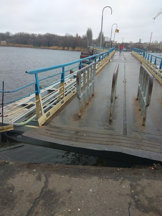 Свежие новости: Движение по понтонному мосту через р. Ингул будет ограничено