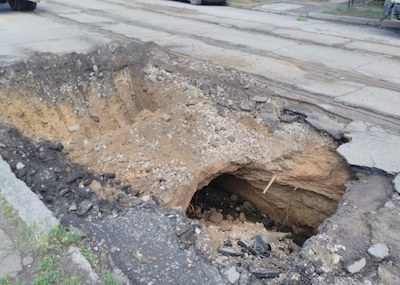 Свежие новости: В Николаеве произошла авария из-за провала коллектора