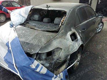 Свежие новости: В Первомайске произошел пожар автомобиля «Mercedes-Benz»