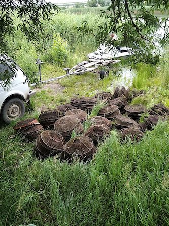 Свежие новости: Рыбоохранный патруль конфисковал 350 раколовок на реке Южный Буг