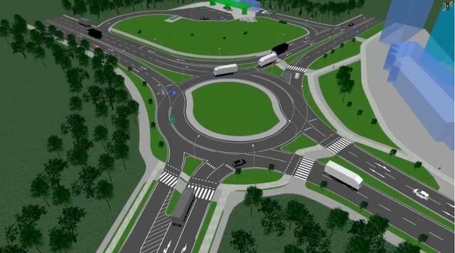 Свежие новости: У Миколаєві з'явилася нова розмітка «турбо-кільце»