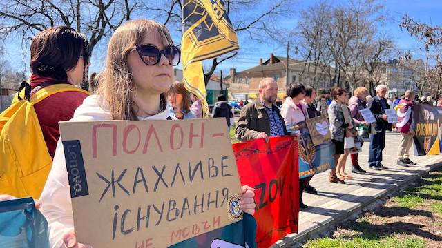 Свежие новости: Миколаївці вийшли на мирну акцію в підтримку українських військовополонених