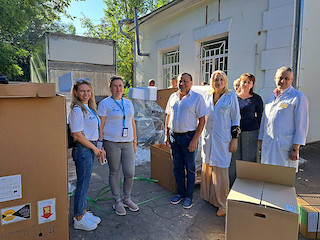 Свежие новости: Миколаївські лікарні отримали від благодійників апарати УЗД та медикаменти