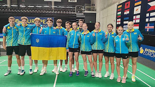 Свежие новости: Миколаївські бадмінтоністи допомогли збірній України виграти медалі на чемпіонаті Європи