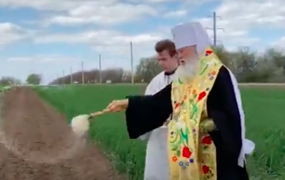 Свежие новости: ВИДЕО: По просьбе аграриев одесский митрополит в поле молился о ниспослании дождя
