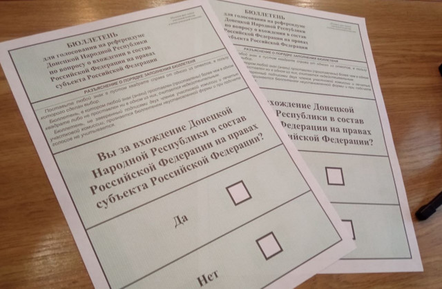 Фото новости: Російські окупанти розпочали проведення«референдумів» на тимчасово окупованих територіях України Свежие новости: Російські окупанти розпочали проведення«референдумів» на тимчасово окупованих територіях України