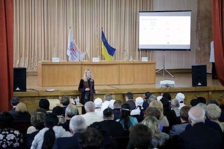 Фото новости: И.о. Министра здравоохранения Украины Ульяна Супрун провела встречу с медицинской общиной города Свежие новости: И.о. Министра здравоохранения Украины Ульяна Супрун провела встречу с медицинской общиной города