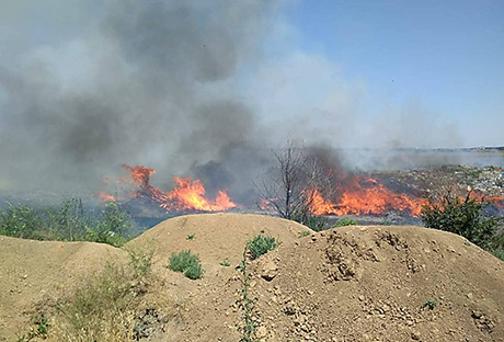 Свежие новости: На Николаевщине из-за неосторожного обращения с огнем горели две свалки