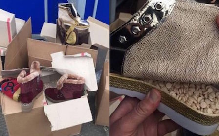 Свежие новости: 50 кг амфетамина из Сирии обнаружили в подошвах женской обуви