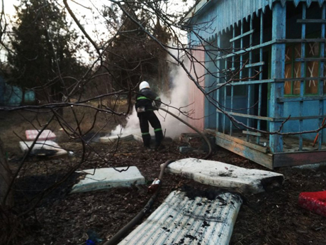 Свежие новости: В Очакове на территории пансионата случился пожар