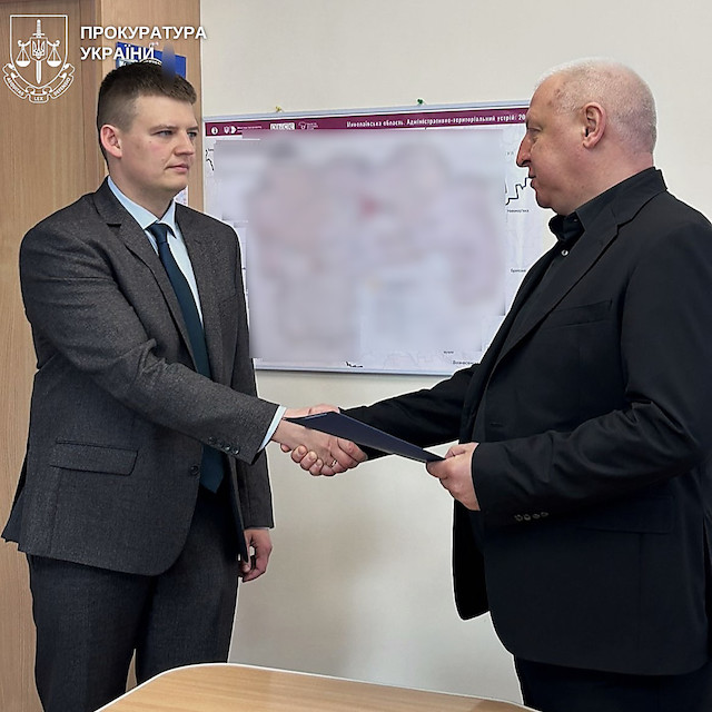 Свежие новости: У Первомайській окружній прокуратурі представили нового керівника