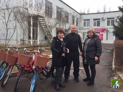 Свежие новости: Придбано велосипеди для соціальних робітників Южноукраїнської міської територіальної громади