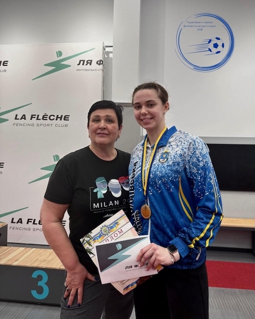 Свежие новости: Миколаївська рапіристка стала чемпіонкою