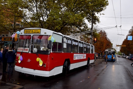 Свежие новости: ВИДЕО: В Николаеве празднуют 50-летие николаевского троллейбуса
