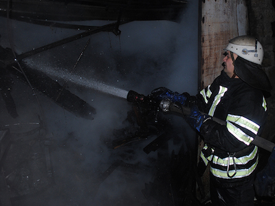 Свежие новости: В Николаеве горел гараж площадью 100 кв.м