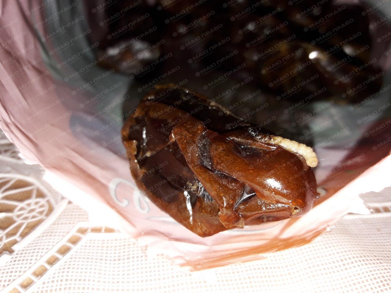 Свежие новости: В супермаркете Николаева продают финики с червями