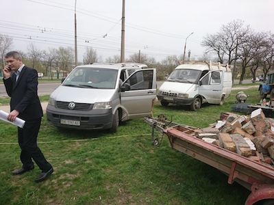 Свежие новости: Рождается новая будка: в Николаеве зафиксировали строительство МАФа возле троллейбусного парка