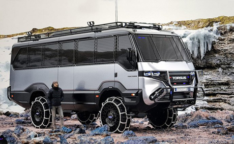 Свежие новости: Украинцы создали первый в мире автобус-внедорожник