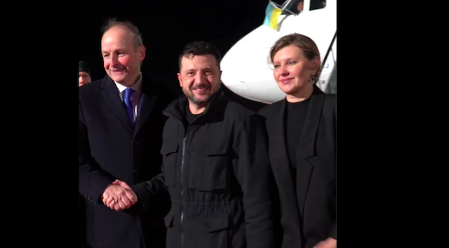 Свежие новости: Зеленський і перша леді прибули у Дублін, їх зустрів прем’єр Ірландії