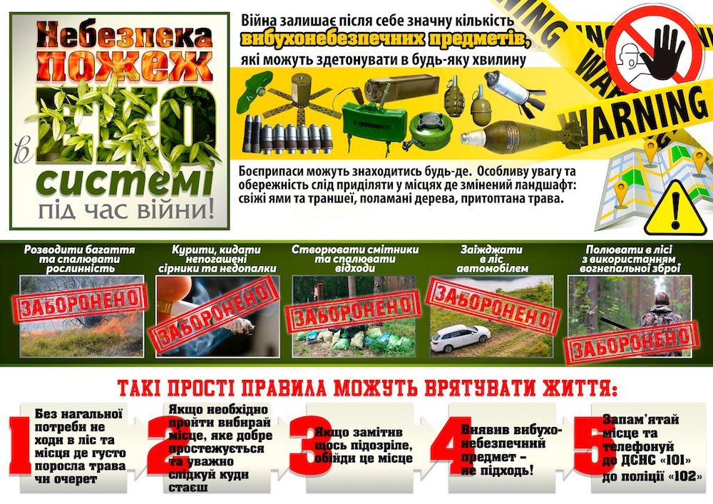 Свежие новости: Спалювання сухої рослинності у воєнний час буде прирівняне до диверсійної роботи