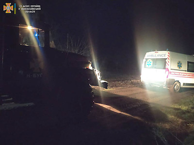 Свежие новости: В Новом Буге в грязи застряла «скорая»