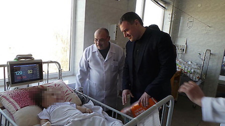 Свежие новости: Вышел из комы маленький мальчик, которого в мать сбросила с Ингульского моста