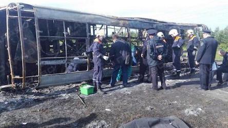 Свежие новости: В Татарстане сгорели заживо 14 пассажиров автобуса (фото, видео)