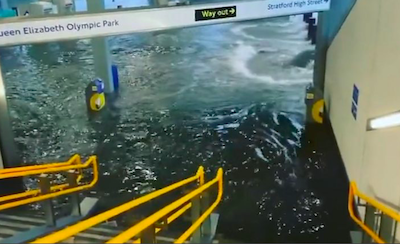 Свежие новости: Видео: Наводнение в Лондоне