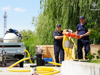 Свежие новости: Миколаївські рятувальники готуються задіяти станції очистки води