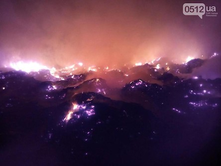 Свежие новости: Ночью в Николаеве произошел масштабный пожар