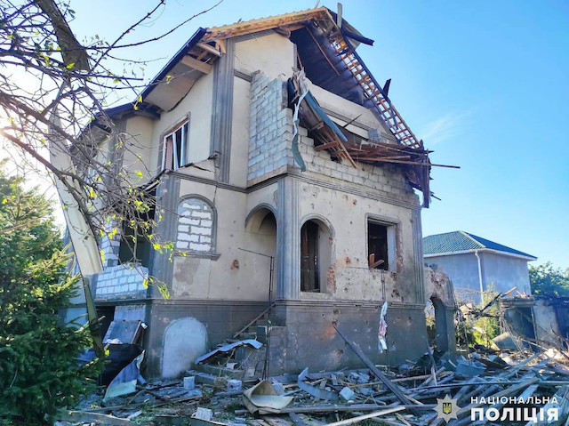 Свежие новости: Поліція показала наслідки ракетних ударів по  Миколаївській області