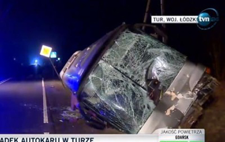 Свежие новости: В Польше перевернулся автобус с украинцами, есть жертвы