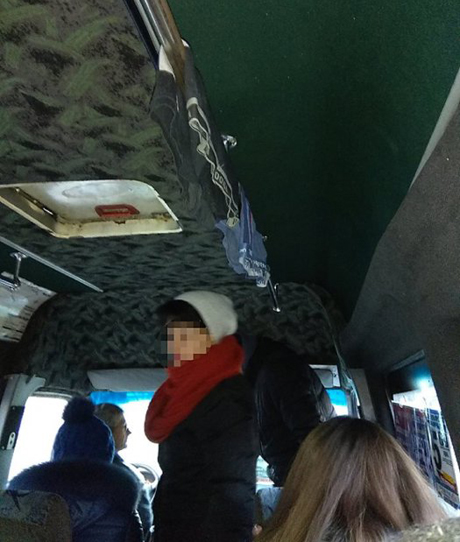 Свежие новости: В Николаеве водитель маршрутки сушил нижнее белье прямо в салоне