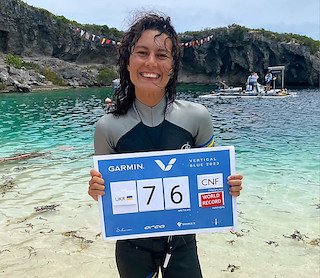 Свежие новости: Уродженка Миколаєва встановила світовий рекорд у найскладнішому виді фрідайвінгу