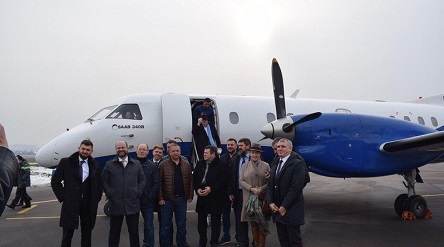 Свежие новости: Из николаевского аэропорта вылетел пробный рейс с чиновниками и депутатами на борту