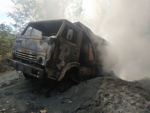 Свежие новости: В Николаеве пожарные потушили пожар автомобиля