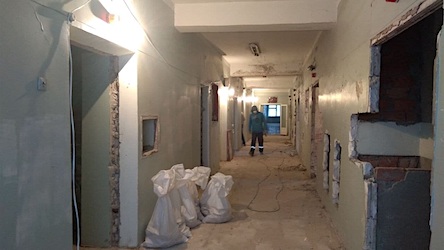 Свежие новости: Начат ремонт третьего этажа инфекционного отделения в Южноукраинске