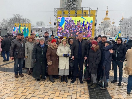 Свежие новости: Николаевцы принимают участие в молебне за единую церковь на Софийской площади