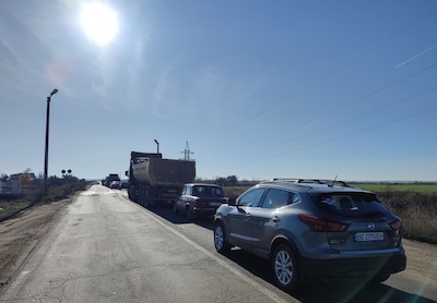 Свежие новости: Под Вознесенском в очереди на реверс застряли сотни машин