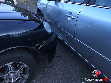 Свежие новости: В центре Николаева «Daewoo» из-за неисправности въехал в «Hyundai»