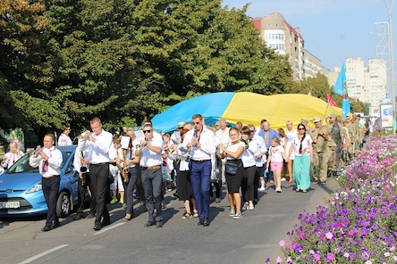 Свежие новости: У Южноукраїнську відсвяткували 28-у річницю Дня незалежності України