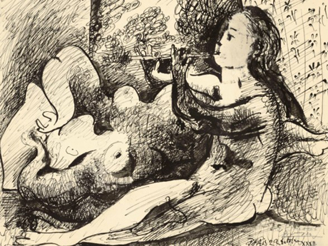 Свежие новости: Редкий рисунок Пикассо выставят на аукцион в Париже