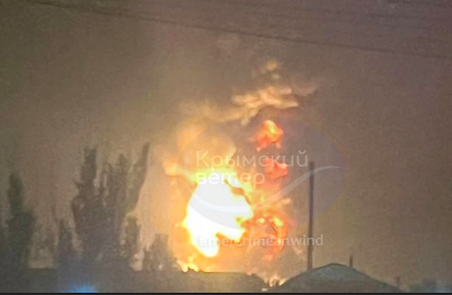 Свежие новости: В окупованому Криму лунали вибухи, горить нафтобаза – соцмережі