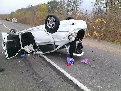 Свежие новости: На Николаевщине «в лоб» столкнулись два легковых автомобиля – погиб один из водителей