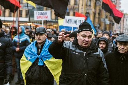 Свежие новости: В парке Шевченко митингуют партийцы Саакашвили