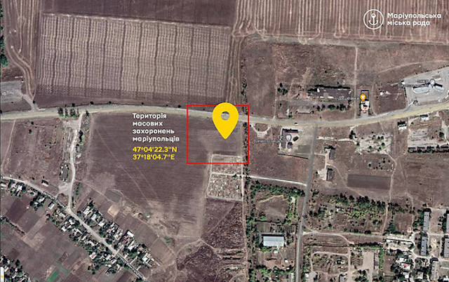 Свежие новости: Возле Мариуполя нашли массовое захоронение, куда оккупанты самосвалами свозят тела убитых жителей города