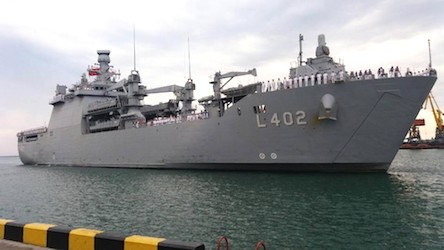 Свежие новости: В Одессу зашёл турецкий десантный корабль