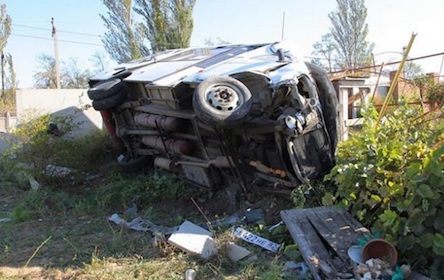 Свежие новости: В Крыму перевернулся пассажирский автобус